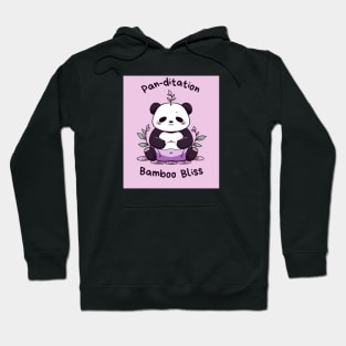 Kawaii Cute Yoga Meditating Panda Hoodie